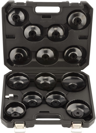 Набор ключей масляного фильтра "чашка" 15 пр. (АвтоDело) 40535