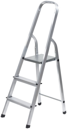 Лестница-стремянка алюминиевая, 3 ступени, вес 2,6 кг