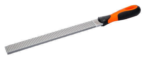 Flat rasp with ERGO handle 250 mm, personal notch