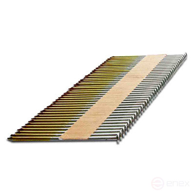 Rack nails on wood on a paper cassette type D34 2,87x50 RIBrt (ring.nakat.) packing 3000 pcs.