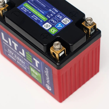 Натриевый стартовый мото аккумулятор 12V 3,9Ah 48Wh 80CCA YTX4A уни. плюс