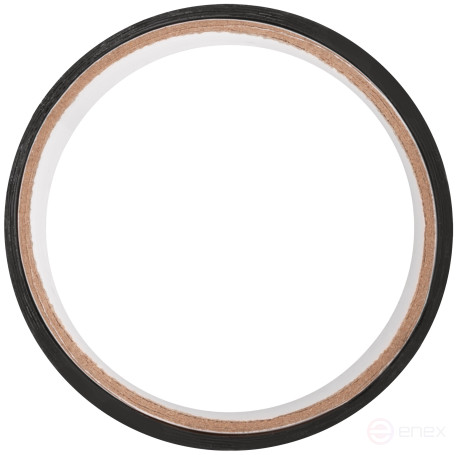 Лента клейкая сантехническая ПВХ для труб, черная, 50 мм х 0,5 мм х 1,5 м