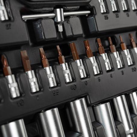 1/4"+3/8"+1/2" 172pcs WP202545 WORKPRO Tool Kit