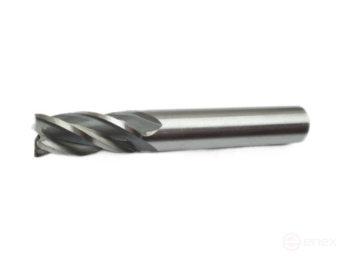 End mill with cylindrical shank f 12x26x83 mm z=4 P6M5K5 TORNERI T020861
