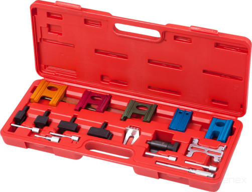 Camshaft / crankshaft locking kit, case, 19 pieces MASTAK 103-21019C