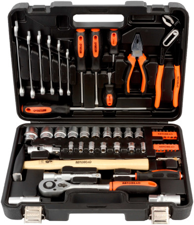 Tool Set 56pr. 1/2" DR 1/4"DR Avtodor (39856)