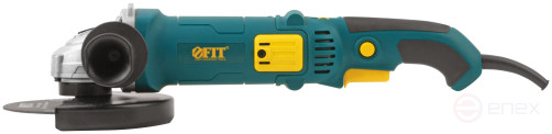 Angle grinder 1400 W; 0-10000 rpm; ClC 150 mm; 2.5 kg; reinforcement.rotor; used brushes; box