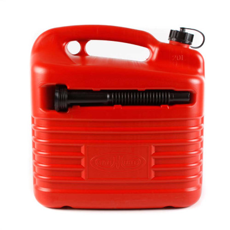 Plastic canister with filling device, 20 liters