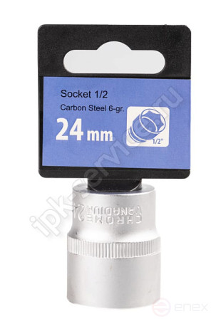 Socket head 32 mm 1/2" 6-gr. ugler.st.