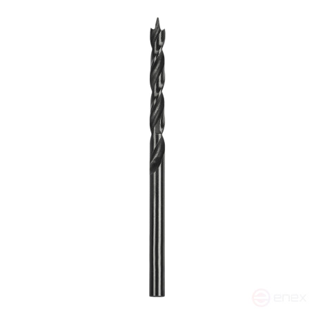 Wood drill bit PRACTICE 4 x 70 mm, W-sharpening, (1 pc.) blister, Profi series (775-563)
