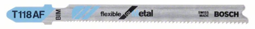 Saw blade T 118 AF Flexible for Metal, 2608634991