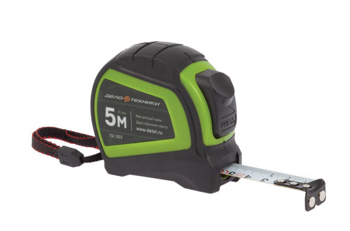 Tape measure in a rubberized case of 5 m×19 mm