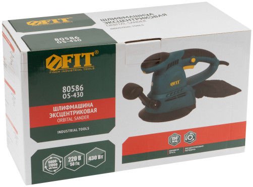 Eccentric grinder 430 W; 6000-11000 rpm; 150 mm; Velcro; box