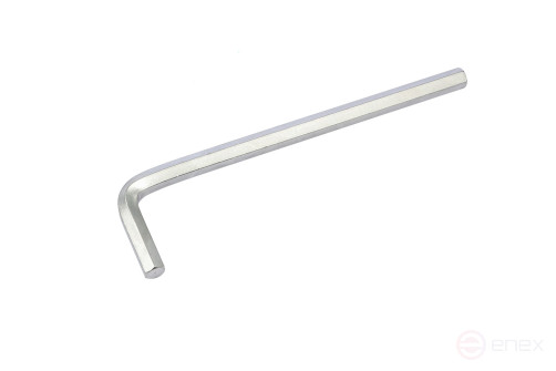 The key is a 13 mm hex key