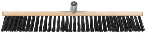 Щетка уличная деревянная, жесткая щетина, металлическая тулейка под углом, 5-ти рядная, 600 мм