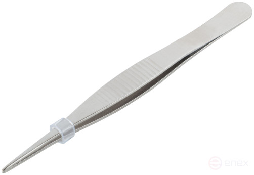 Пинцет прямой нержавеющий 125 мм