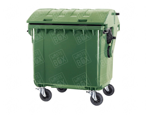 Euro container plastic with round lid 1100 l