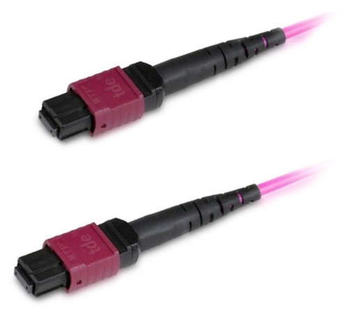 FHD-MC3-504-MPOF12/PS-MPOF12/PS-A-20M-LSZH-MG Patch Cord Fiber Optic MRO (Mom)-MPO (mom), 12 fibers, type A, 50/125 (OM4), 40/100G, LSZH, 20 m