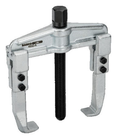 Universal double-grip puller with induction hardened spindle and electroplated 25-130 mm, 100 mm