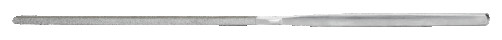 Round diamond file for precision work, 215 mm