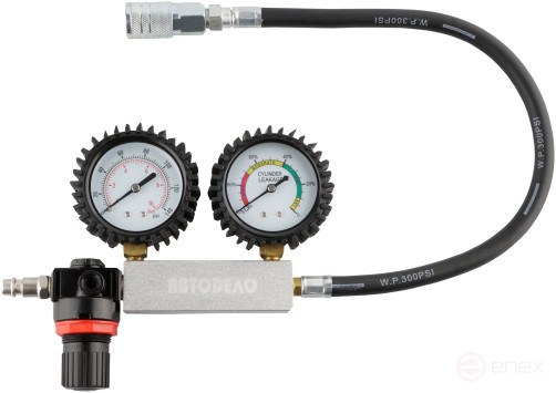 Набор для выявления утечек в цилиндрах (0-700 КПа) (АвтоDело) 40045