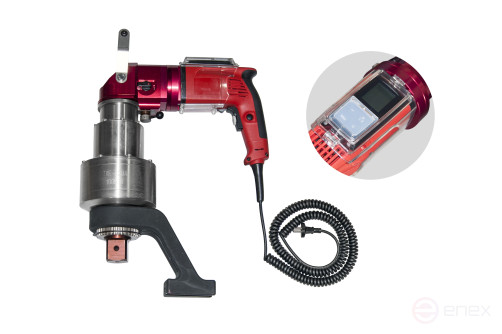TXE-120A Моментный ключ электрический угловой с контролируемым моментом затяжки 2000-12000 Nm. 220 V. ЖК дисплей. 1-1/2