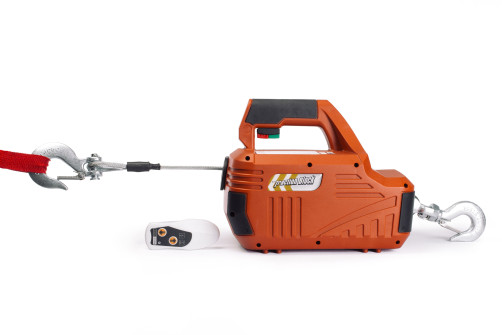 Electric portable winch TOR SQ-04 250 kg 8,0 m 220 V with remote control