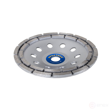 Чашка алмазная ПРАКТИКА "Эксперт" шлифовальная 2-ряда 180 х 22 мм блистер (240-584)