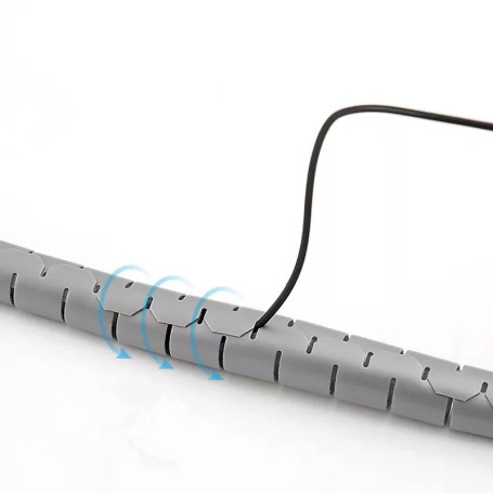 Пластиковый спиральный рукав для кабеля Ripo диаметр 20 мм (2 м) и инструмент ST-20