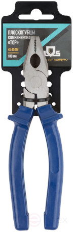 Combined pliers "Tor", tools. steel, plastic handles 180 mm
