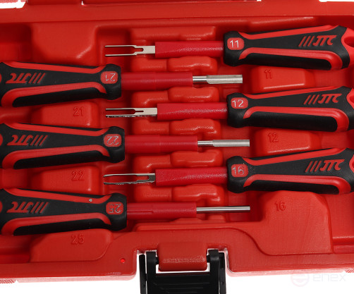 Набор для ремонта электропроводки автомобиля 12 предметов в кейсе JTC