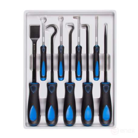 Kit for dismantling oil seals, rings and sealant residues, case, 9 items MASTAK 109-600009C