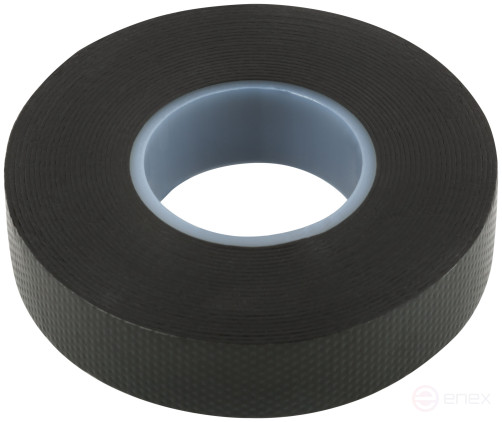 Изолента самовулканизирующаяся 10000 В, Профи, бутилкаучук 19 мм х 0,8 мм х 5 м (черная)