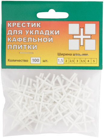 Crosses for tile 1.5 mm, 100 pcs.