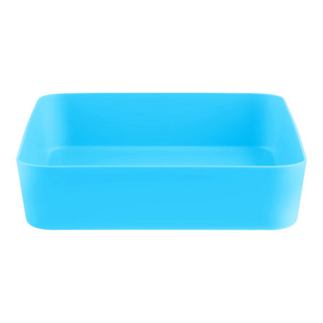 STAMM stationery tray, 18,5*26,5*4,5 cm, polypropylene, tinted blue