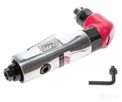 Pneumatic drill 10mm 1900rpm 90PSI angular JTC