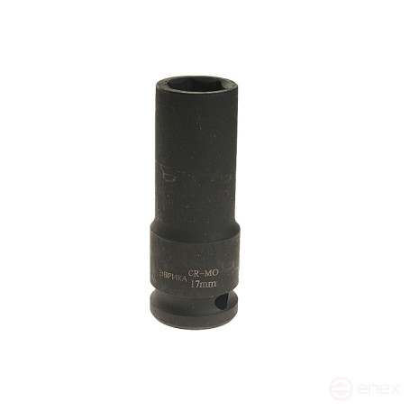 End head 17mm 1/2" 6-sided impact deep L=78mm EUREKA ER-95810 1/64
