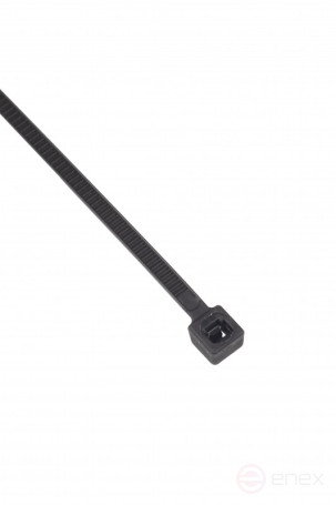 WRline WR-SHN-25-150B Стяжка-хомут 2,5х150 мм, кабельная нейлоновая 6,6, неразъемная, цвет черный (100шт)