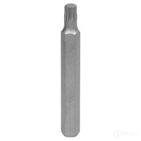 End insert (bit) 10 mm, Spline, M8, 80mm KING TONY 168008M