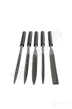 Набор надфилей 160 №00 (кр,полукр,плск,квдр,трхгр)