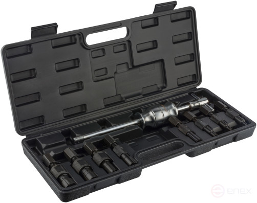 Набор съемников подшипников цангового типа с обратным молотком 9 пр. (8-32 мм) АвтоDело 44609