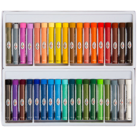 Pastel oil scale "Moscow palette", 36 colors, cardboard. pack.