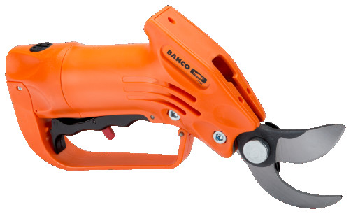 Pneumatic pruner with one cutting blade