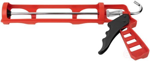 The sealant gun is 225 mm skeletal, polypropylene case reinforced with fiberglass