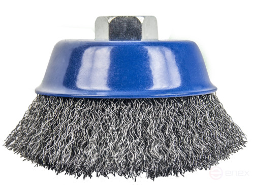 Bowl-shaped soft PRACTICE Cord Brush 90 mm M14 (1 pc.) blister (032-447)