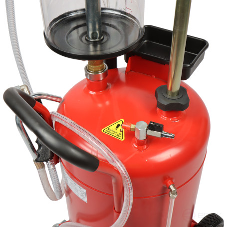 Установка для замены масла 70л с поворотным поддоном 10л и колбой GTE