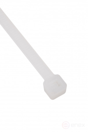 WRline WR-SHN-48-250W Стяжка-хомут 4,8х250 мм, кабельная нейлоновая 6,6, неразъемная, цвет белый (100шт)