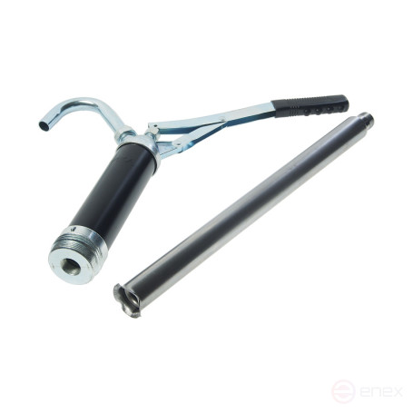 Насос ER-44490 бочковой рычажный Евро тип (под бочки: 200л; цельностальной поршень и клапан; под 2"отверстия; подача:250см³/на 1нажатие) ЭВРИКА /1/10