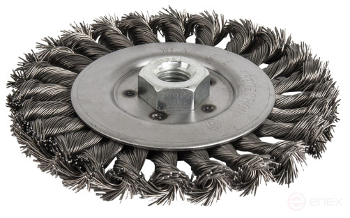 Кордщетка для МШУ радиальная витая ПРАКТИКА 175 мм, М14 (242-670)