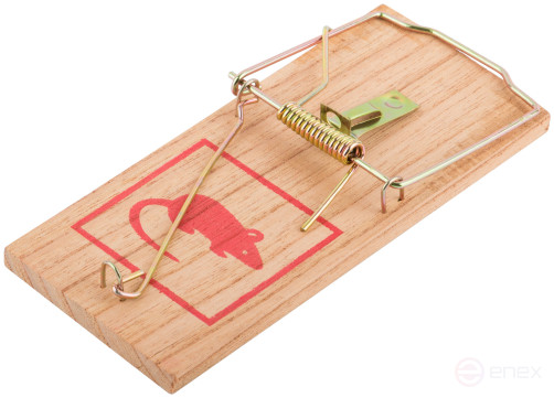 Мышеловка деревянная большая, 180 х 85 мм